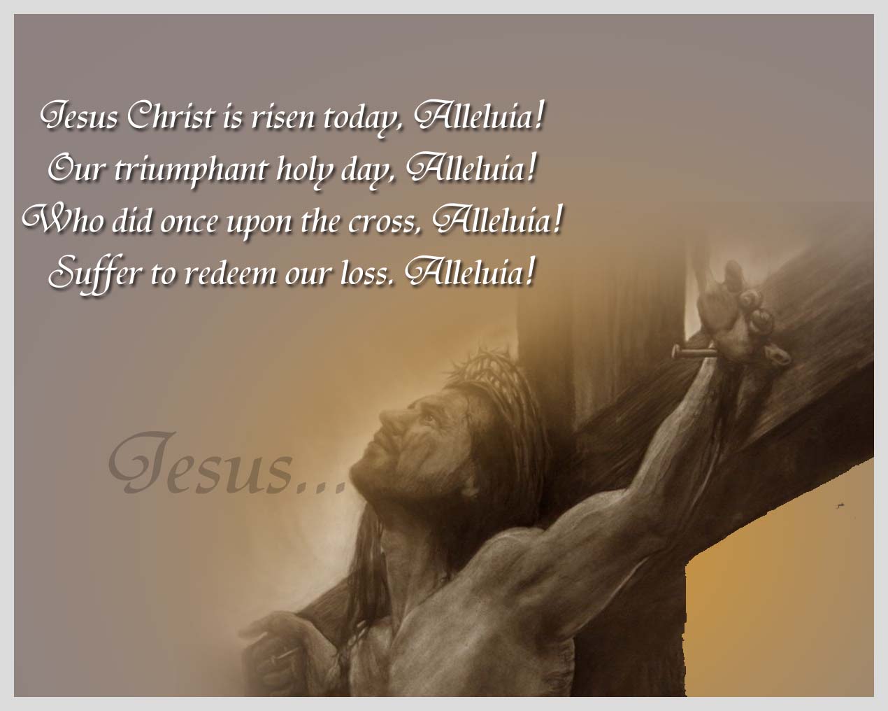 Jesus christ is risen wallpaper