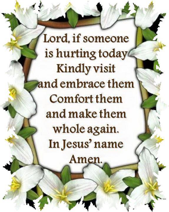 prayer for those hurting