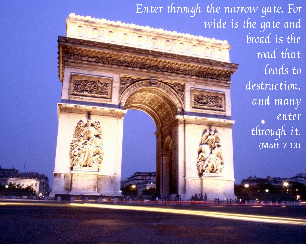 narrow gate bible verse