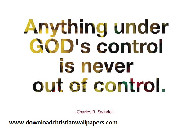 God is in control