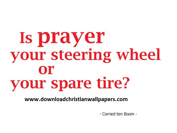 Prayer Your Steering Wheel