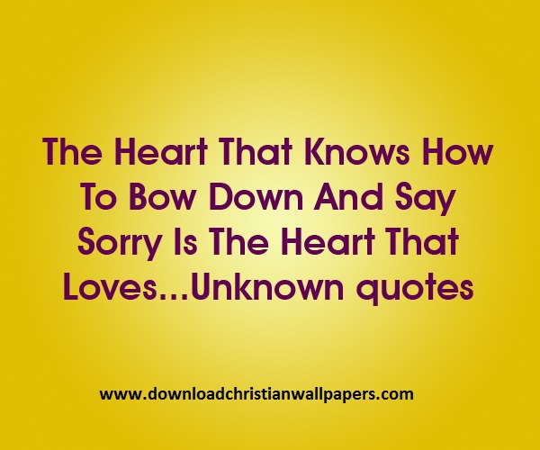 The heart that knows how to bow