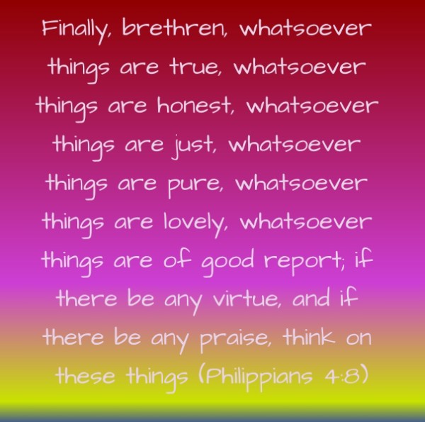 think on these things